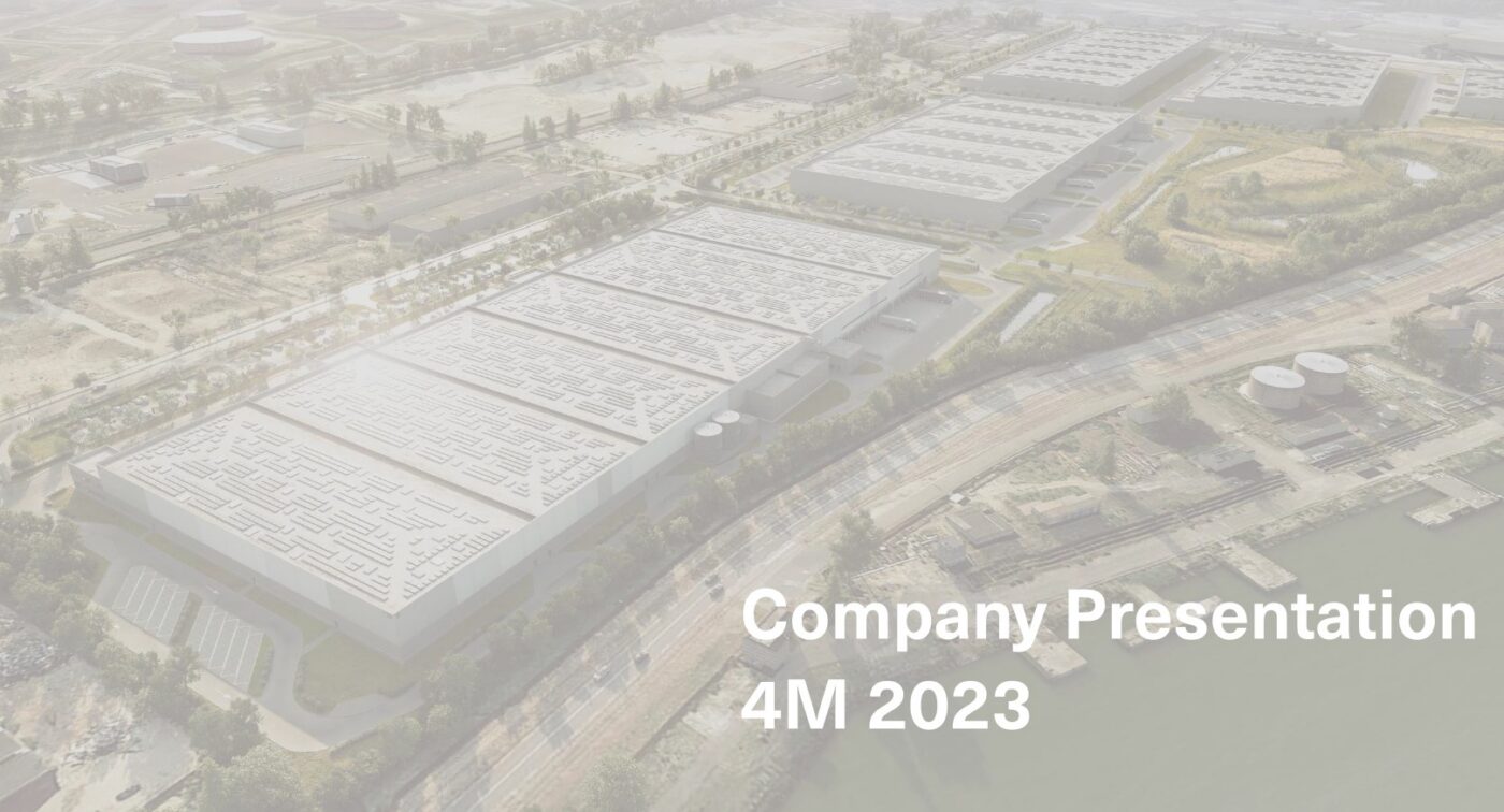 VGP Company Presentation May 2023